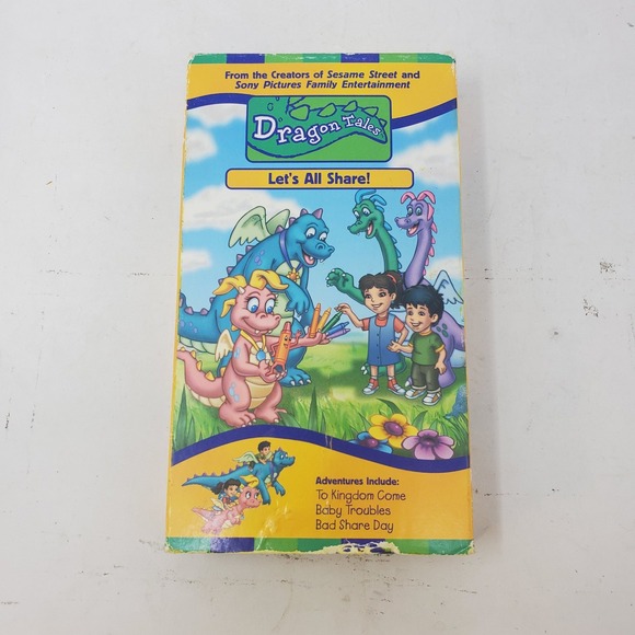 Columbia TriStar Home Video Other - Dragon Tales Let's All Share! VHS Columbia TriStar Home Video NTSC 2000